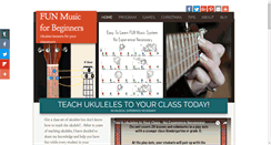 Desktop Screenshot of funmusicforbeginners.com